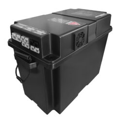 Alternative view of Battery Box ABS plastic multi-ports colour display hold down strap kit