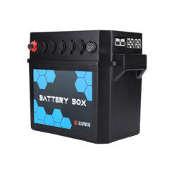Alternative view of Battery Box Pro ABS plastic with multi-ports