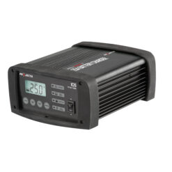 Black, side view of 25A Automatic Workshop Charger