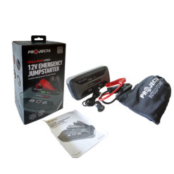 IS920 emergency jump starter with packaging box, manual, all accessories
