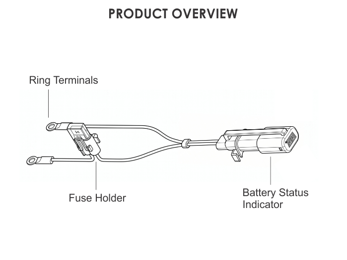 CS battery charger overview illustration of unit